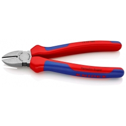 Szczypce tnące boczne uniwersalne wielokomponentowe rękojeści KNIPEX