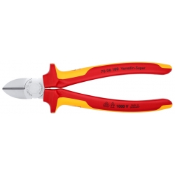 Szczypce tnące boczne 180 mm VDE KNIPEX