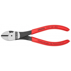 Szczypce tnące boczne 160 mm o zwiększonym przełożeniu tworzywo KNIPEX
