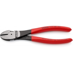 Szczypce tnące boczne 180 mm o zwiększonym przełożeniu tworzywo KNIPEX