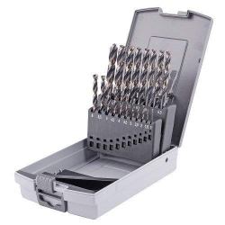 ZESTAW WIERTEŁ DIN338 HSS-G MASTER 1-10MM 19szt