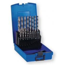ZESTAW WIERTEŁ do tytanu DIN338 HSSE VA PREMIUM 1-10MM