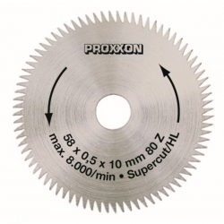 Tarcza 58/10 mm super-cut Proxxon