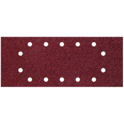 Papier szlifierski 115x280 mm Wolfcraft - gr. 40/80/120, korund [25 szt.]