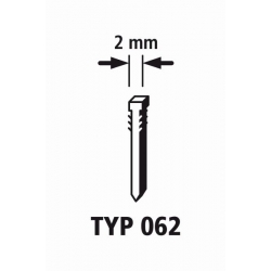 Gwoździe TYP 62/16 Wolfcraft - twarda stal [1000 szt.]