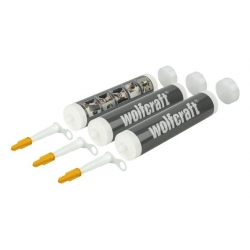 Puste tuby 310 ml Wolfcraft - do mas, kompletne [3 szt.]