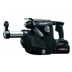 Zestaw PANASONIC Młot obrotowo-udarowy SDS 28.8V z Dust Collection System(DCS) z 2 x 28.8V3,4 Ah Li-ion + ładowarka, z Systainer (T-LOC 4 RH)