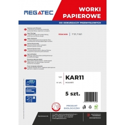 Worki papierowe Megatec do Karcher 10l kpl 5 szt