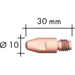 Końcówka prądowa 1.2 M8 E-Cu BIZNEL Do MB 401 D/501 D