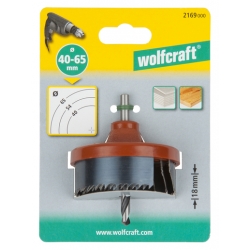 Otwornica uniwersalna 40, 54, 65 mm Wolfcraft