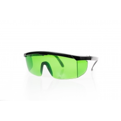 Okulary laserowe zielone