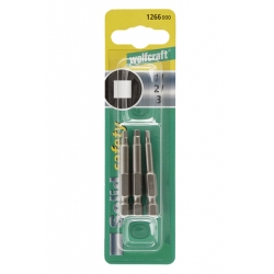 Bit Square Plus 1, 2, 3 Wolfcraft - 50 mm