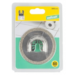Brzeszczot diamentowy 80 mm Wolfcraft PRO - multiszlifierki