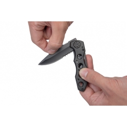 Nóż survivalowy aluminiowy składany Wolfcraft