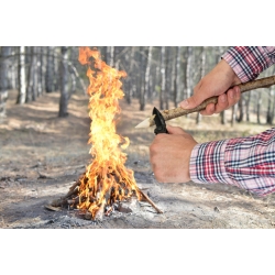 Nóż survivalowy aluminiowy składany Wolfcraft