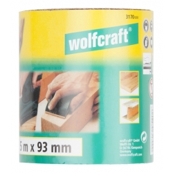 Papier szlifierski w rolce 93 mm x 5 m Wolfcrat- gr. 60