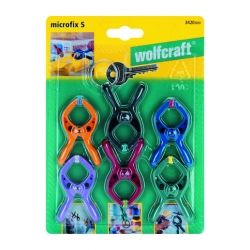 Ścisk sprężynowy Wolfcraft - microfix 20 mm [6 szt.]