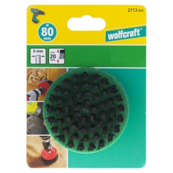 Szczotka polerska 80 mm/6 mm Wolfcraft