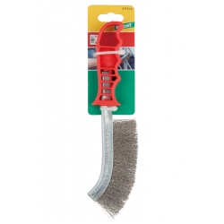 Szczotka ręczna 1-rzędowa 265 mm Wolfcraft - drut inox