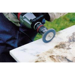 Szczotka tarczowa 75 mm/6 mm Wolfcraft - drut pokryty nylonem
