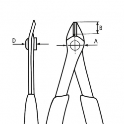 Szczypce dla elektroników Electronic Super Knips KNIPEX