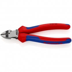 Szczypce tnące boczne do ściągania izolacji 160 mm KNIPEX