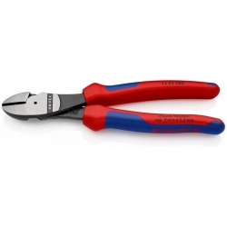 Szczypce tnące boczne o zwiększonym przełożeniu 200 mm KNIPEX