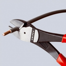 Szczypce tnące boczne o zwiększonym przełożeniu 250 mm KNIPEX