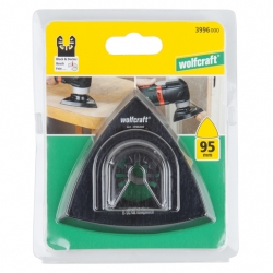 Trójkątny dysk szlifierski 95 mm (na rzep) Wolfcraft - do multiszlifierek