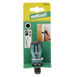 Wkrętak z uchwytem szybkomocującym na bity Wolfcraft - krótki