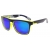 Modne okulary przeciwsłoneczne E08 ŻÓŁTE z niebieskim lustrem