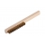 Szczotka ręczna 4-rzedowa 220 mm Wolfcraft - drut mosiężny